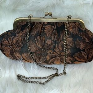 Joan Rivers Bronze/ Copper Clasp Purse
